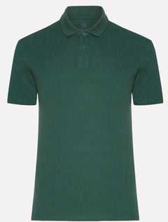 Polo John John Masculina Light Transfer Verde Escuro