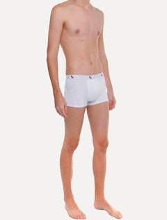 Cueca Reserva Masculina Boxer Red Woodpecker Cotton Branca
