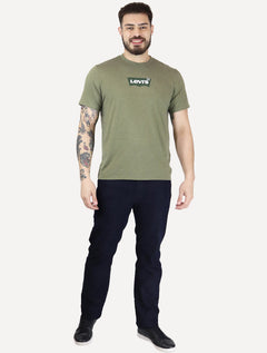 Camiseta Levis Masculina Logo Pequeno Batwing Classic Verde