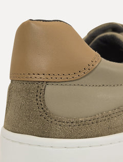 Tênis Calvin Klein Jeans Masculino Palito Re Issue Cáqui