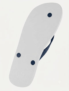 Chinelo Reserva Masculino Watercolor Stripe Branco/Marinho