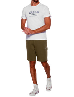 Camiseta Sergio K Masculina Yalla Let's Go Branca