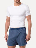 Cueca Calvin Klein Samba Canção Modal Logo Navy Azul Médio 1UN