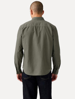 Camisa Levis Masculina Relaxed Authentic Button Down Verde Acinzentado