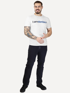 Camiseta Von der Volke Masculina Origineel I Amstardam Branca