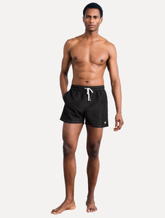 Short Tommy Jeans Masculino Medium Drawstring Solid Preto