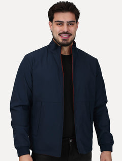 Jaqueta Aramis Masculina Nylon Dupla Face Rust Liquid Repeller Azul Marinho