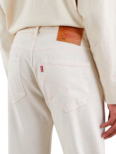Calça Levis Jeans Masculina 501 Original Stretch Candy Off-White