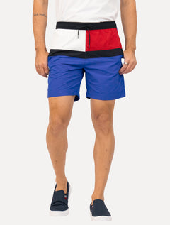 Short Tommy Hilfiger Long Drawstring Colourblock Sash Azul Royal