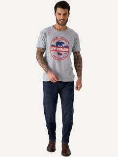 Calça Levis Jeans Masculina 512 Slim Taper Azul Escuro