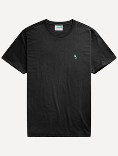 Camiseta Reserva Masculina Regular Patch Tricolor Preta