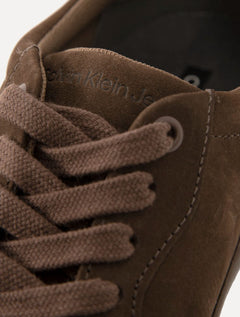 Tênis Calvin Klein Jeans Masculino Palito Side Nobuck Marrom