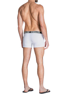 Cueca King & Joe Boxer Lisa Logo Branca Pack 2UN