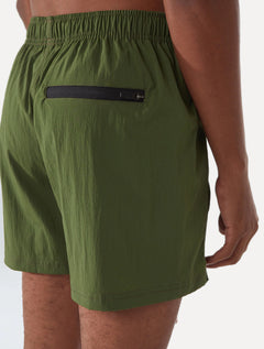 Short Osklen Masculino Beachwear Travessia Verde Escuro
