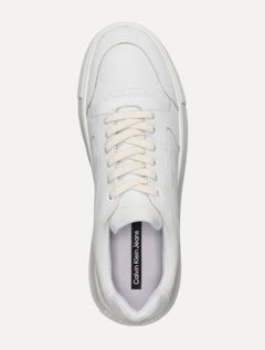 Tênis Calvin Klein Masculino Couro Chunky Unicolor Off-White