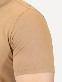 Camiseta Von der Volke Masculina Origineel Velvet Dark Lion Cáqui