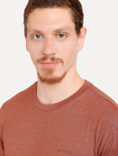 Camiseta Aramis Masculina Eco Lisa Vermelho Escuro Mescla