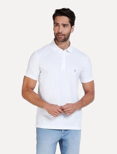 Polo Dudalina Essentials Extra Cotton Light Icon Branca
