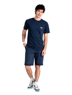 Camiseta Tommy Jeans Masculina Chest Logo Tee Azul Marinho