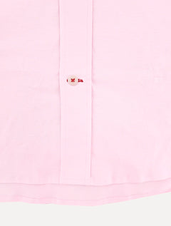 Camisa Tommy Hilfiger Masculina Manga Curta Light Oxford Rosa Claro