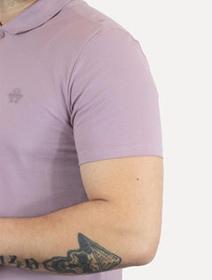 Polo John John Masculina Light Transfer Rosa Médio