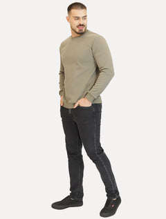 Moletom Dixen Masculino Crewneck Liso Verde