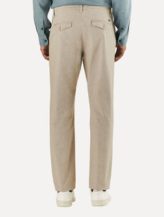 Calça Foxton Masculina Oxford Tóquio New Cáqui Claro