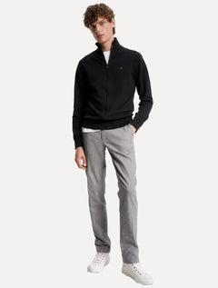 Suéter Tommy Hilfiger Masculino 1985 Zip Through Preto