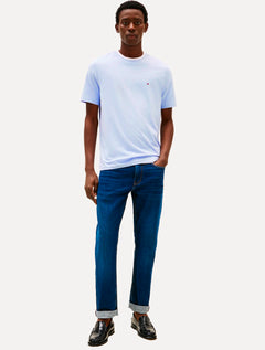 Camiseta Tommy Hilfiger Masculina Brand Love Big Graphic Azul Claro