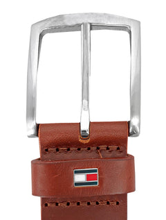 Cinto Tommy Hilfiger Masculino New Denton 3.5 Belt Marrom