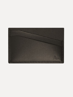 Kit Chaveiro e Porta Cartão Aramis Masculina Couro Texture Marrom Café