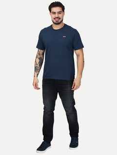 Camiseta Levis Masculina Standard Classic Printed Housemark Azul Marinho