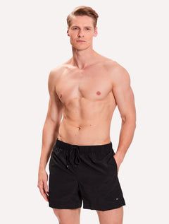 Short Tommy Hilfiger Medium Drawstring Embroidered Logo Preto