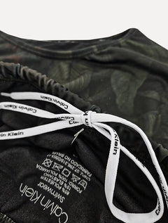 Sunga Calvin Klein Swimwear Folhagem Verde Escuro