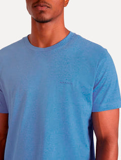 Camiseta Aramis Masculina Eco Lisa Azul Royal Mescla