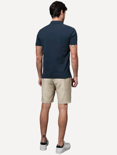 Polo Calvin Klein Masculina Piquet Regular Básica Mono Sem Friso Azul Medio