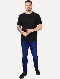 Camiseta Von der Volke Masculina Origineel Assinatura Duo Preta