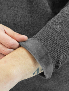 Suéter Dixen Masculino Slim Gola Média Grafite Mescla