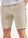 Bermuda Reserva Masculina Casual Linho Cáqui