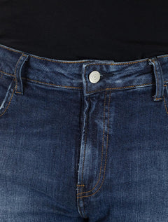 Bermuda Calvin Klein Jeans Masculina Five Pockets Azul Médio