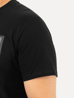 Camiseta John John Masculina Slim Outline Logo Preta