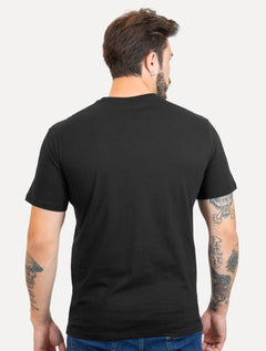 Camiseta Tommy Jeans Masculina Regular Corp Chest Preta