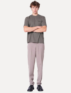 Camiseta Armani Exchange Masculina Regular Rubber Logo Cinza Escuro