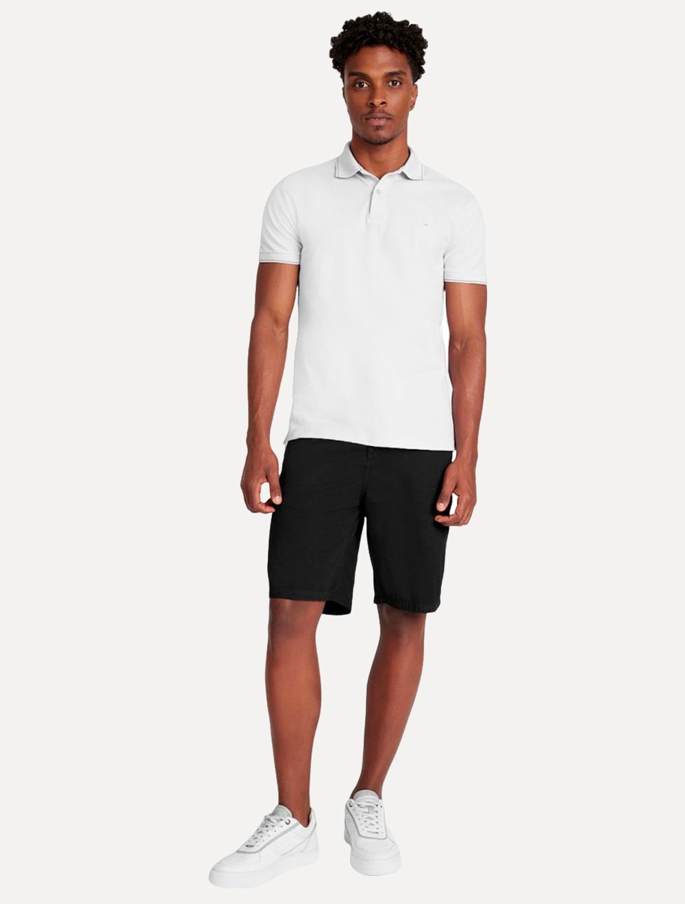 Bermuda Aramis Masculina Chino Color Basica Preta