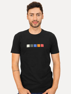 Camiseta Osklen Masculina Slim Vintage Colors Preta