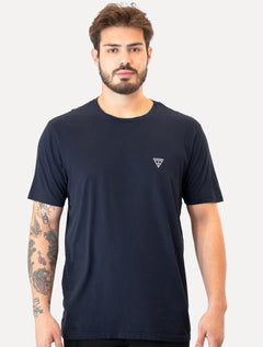 Camiseta Guess Masculina Light Icon Azul Marinho