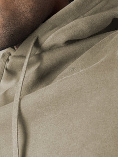 Casaco Calvin Klein Jeans Masculino Hoody Cotton CK Bordado Cáqui Médio