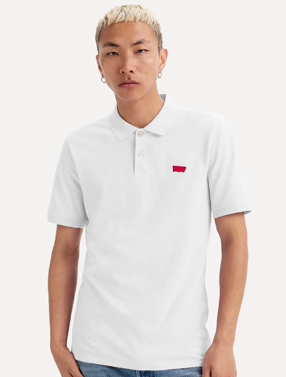Polo Levis Masculina Slim Housemark Branca