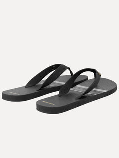 Chinelo Reserva Masculino Watercolor Stripe Preto