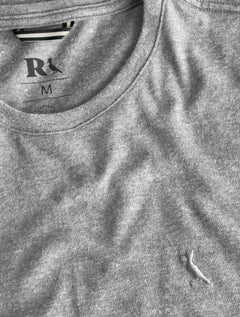Camiseta Reserva Masculina Regular Mescla Touch Cinza Escuro